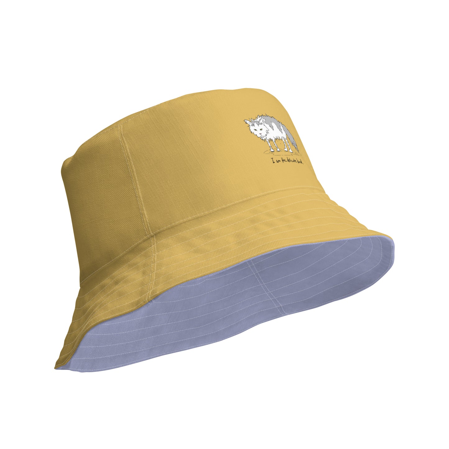 Delicate Bird Reversible bucket hat