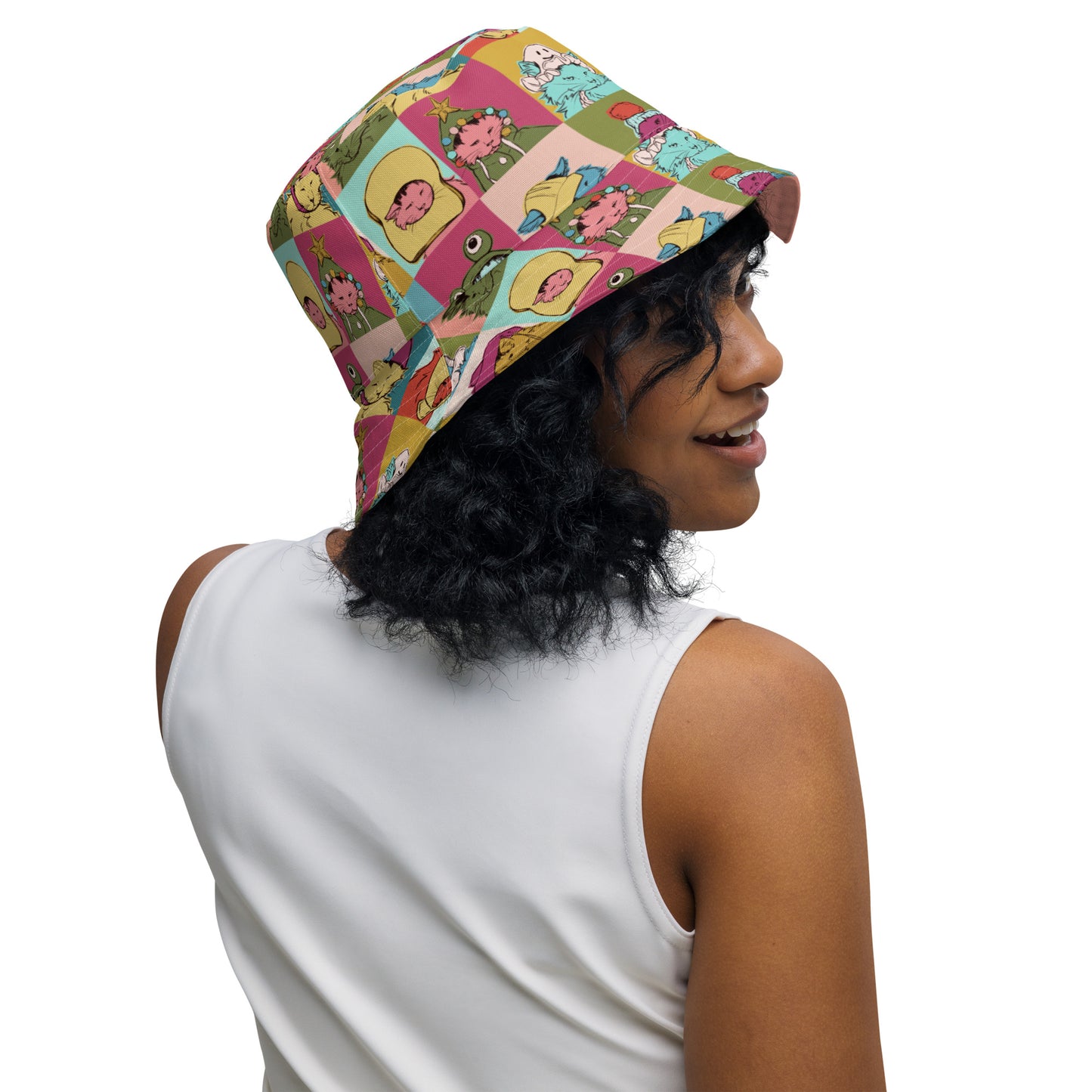 Toast Hats Reversible bucket hat