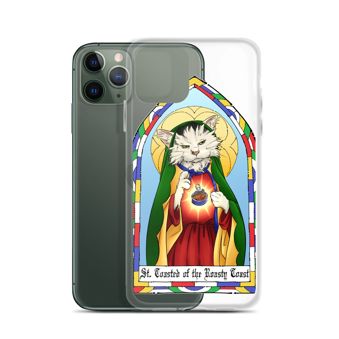 Saint Toasted Clear Case for iPhone®