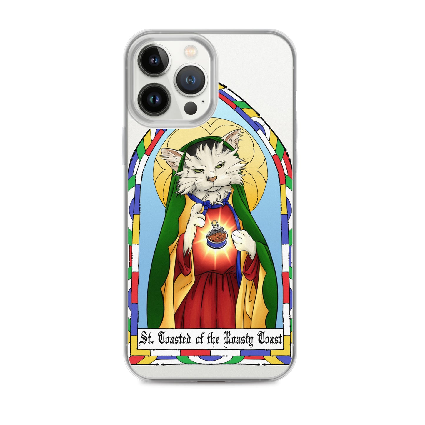 Saint Toasted Clear Case for iPhone®