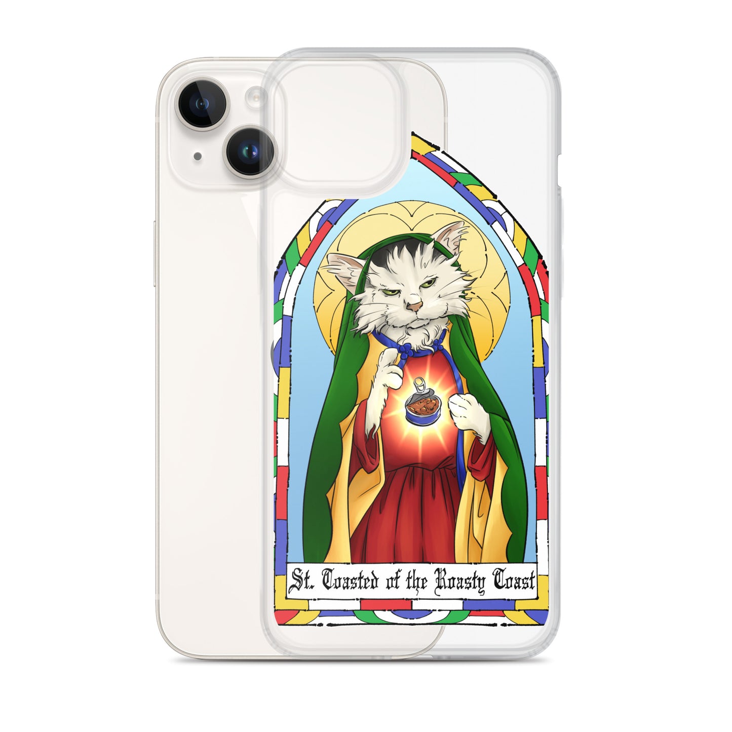 Saint Toasted Clear Case for iPhone®