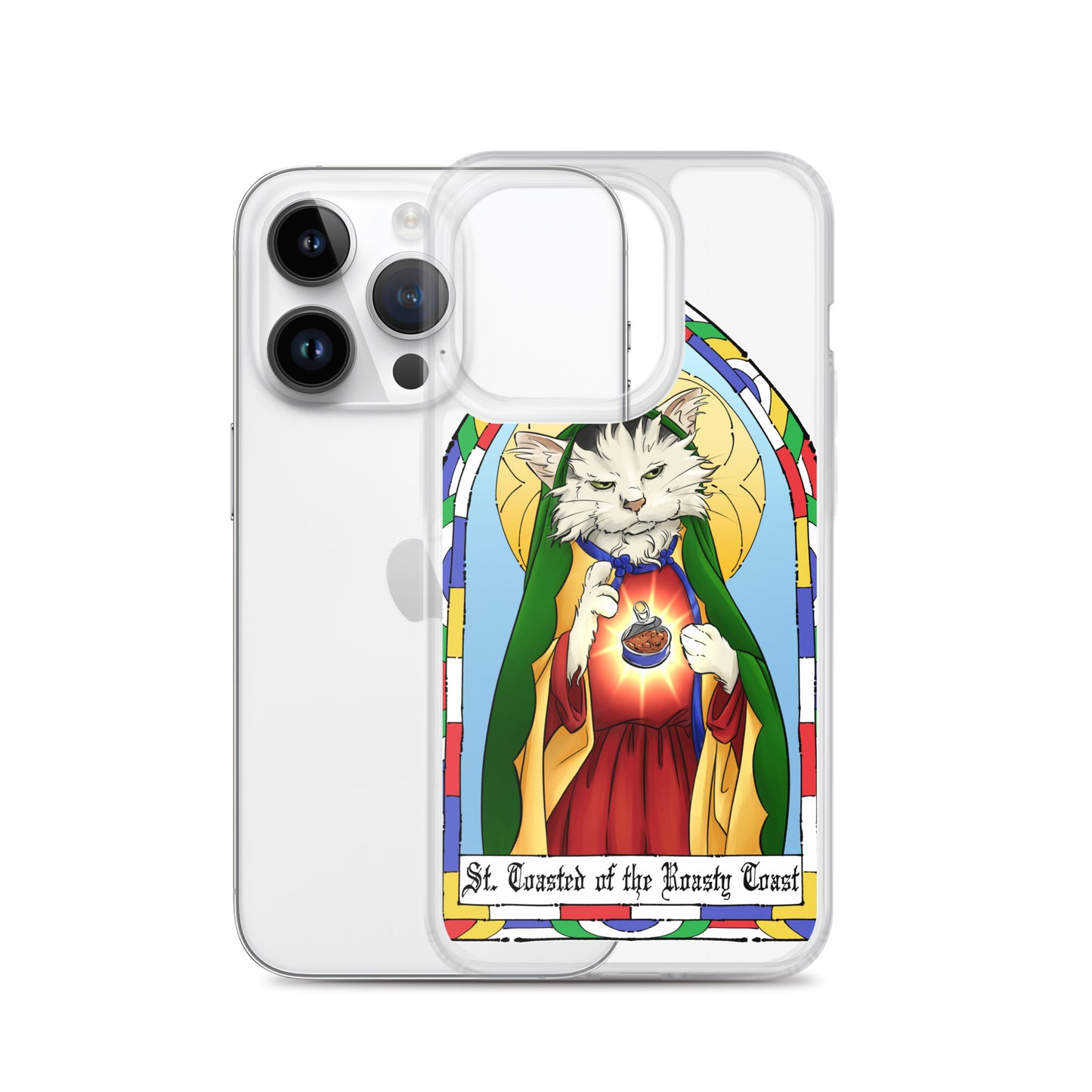 Saint Toasted Clear Case for iPhone®