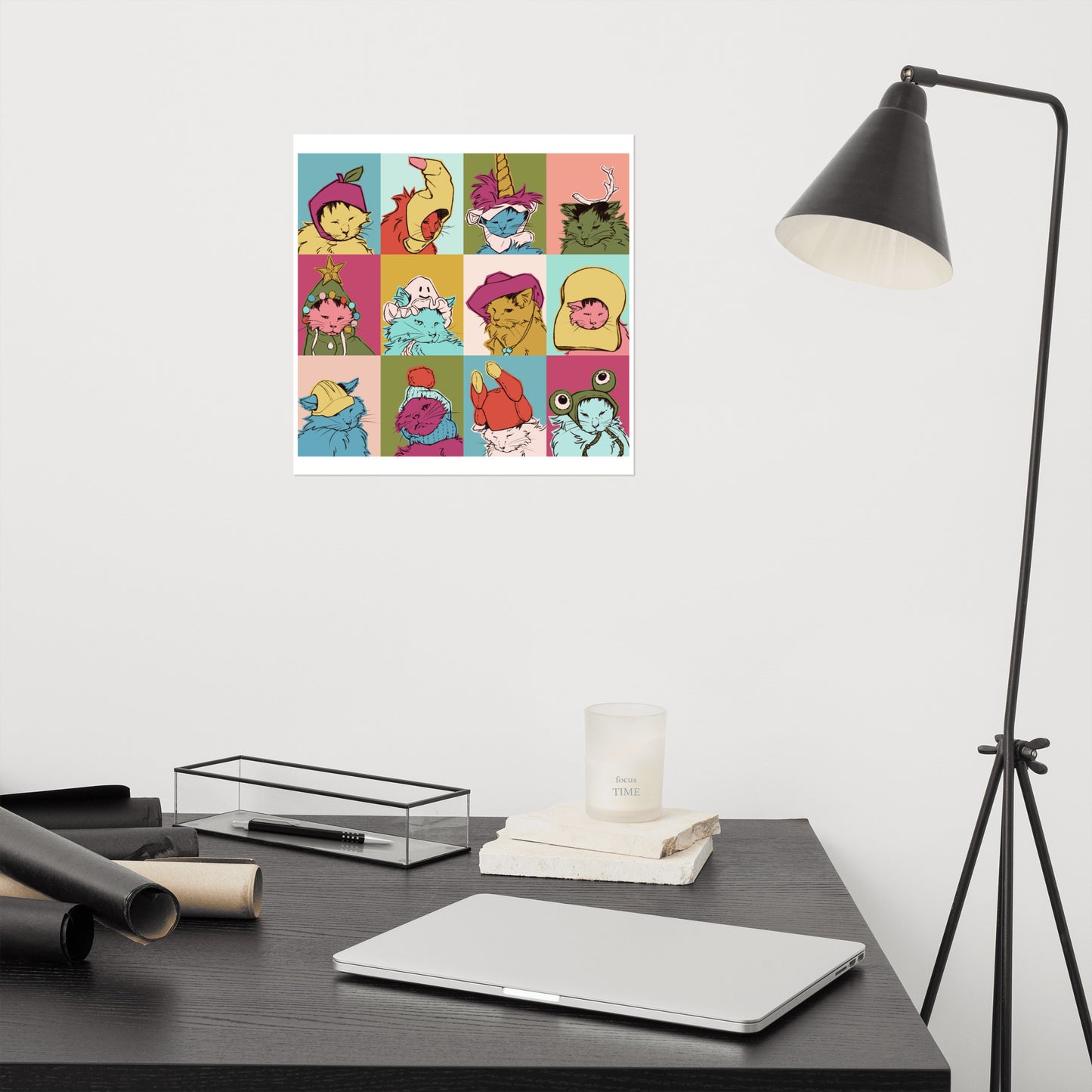 Toast Hats Poster