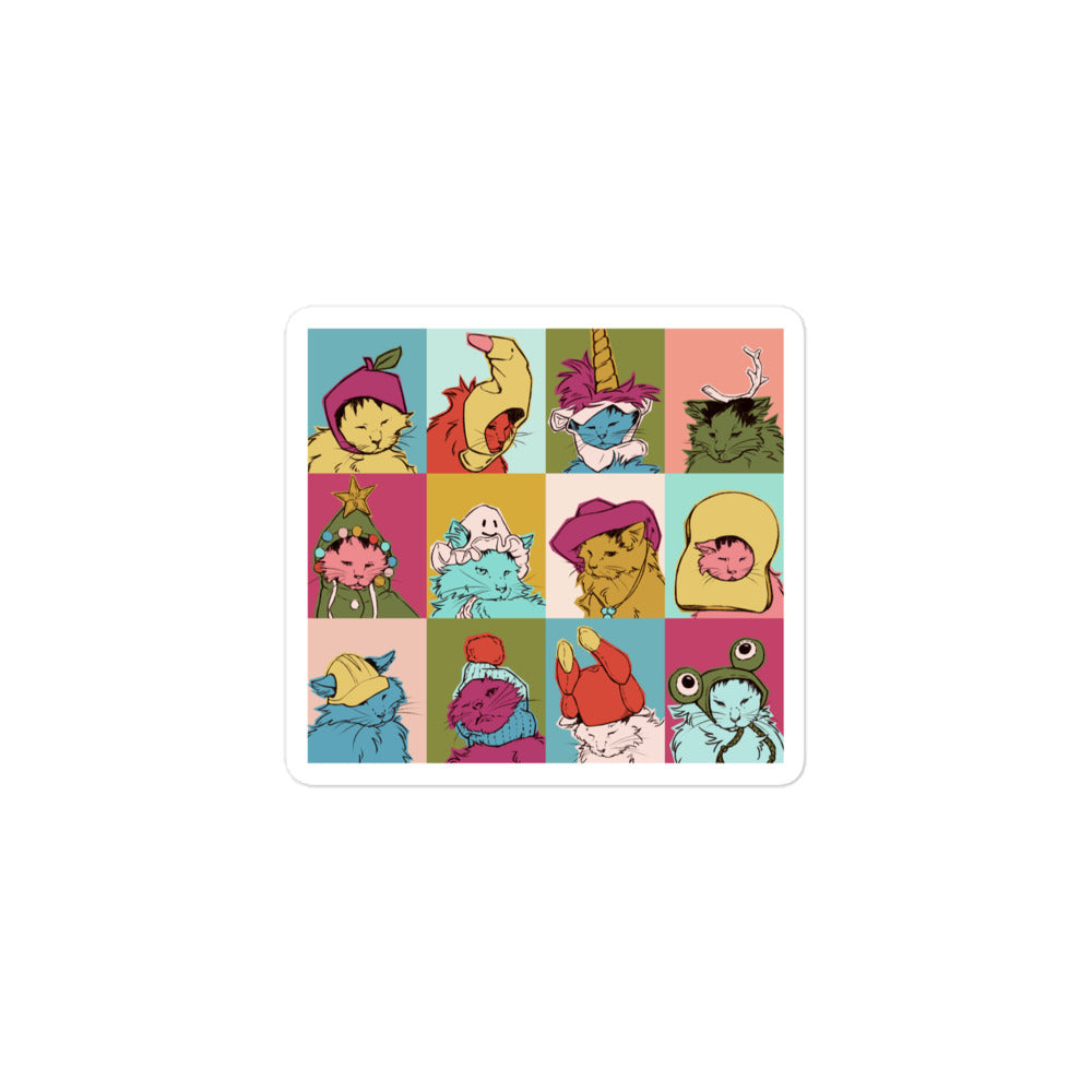 Toast Hats Bubble-free stickers