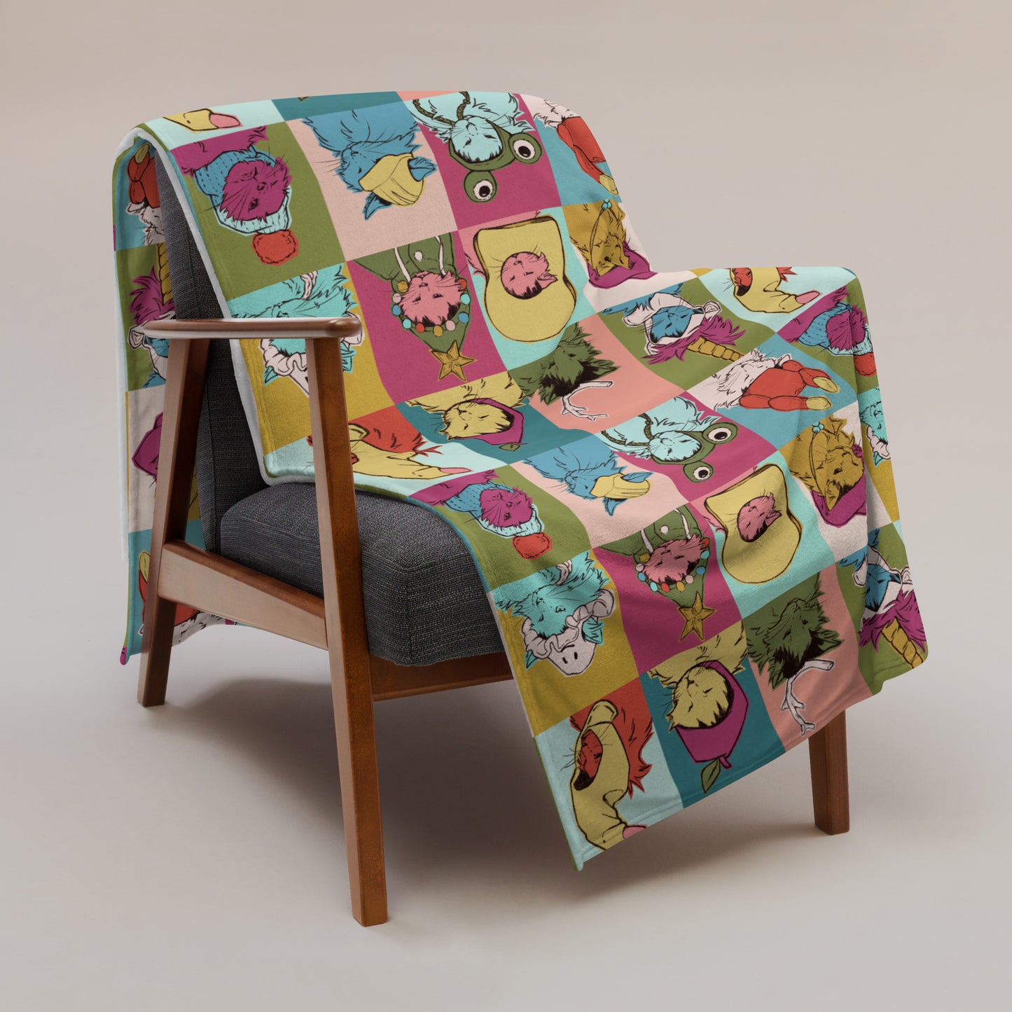Toast Hats Throw Blanket
