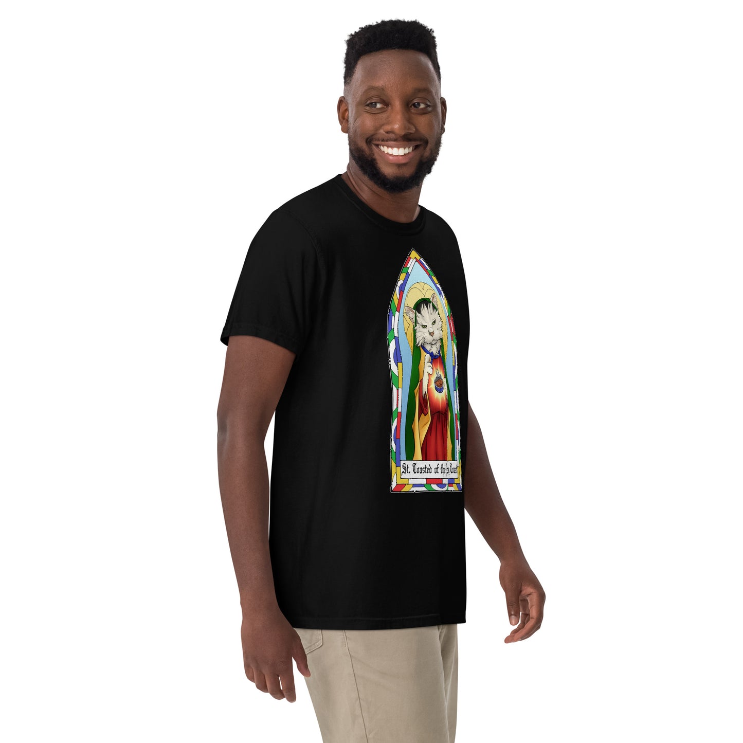 Saint Toasted Unisex garment-dyed heavyweight t-shirt