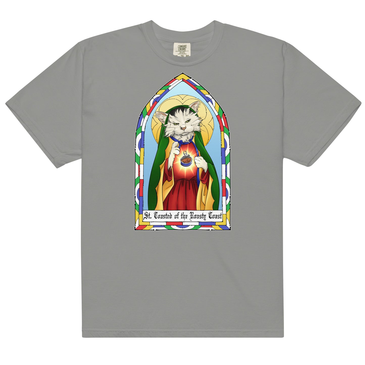 Saint Toasted Unisex garment-dyed heavyweight t-shirt