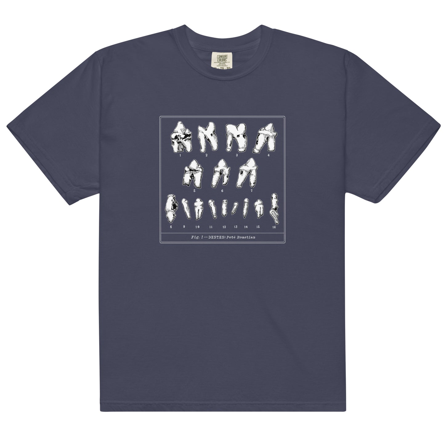 Tooth Canvas Unisex garment-dyed heavyweight t-shirt