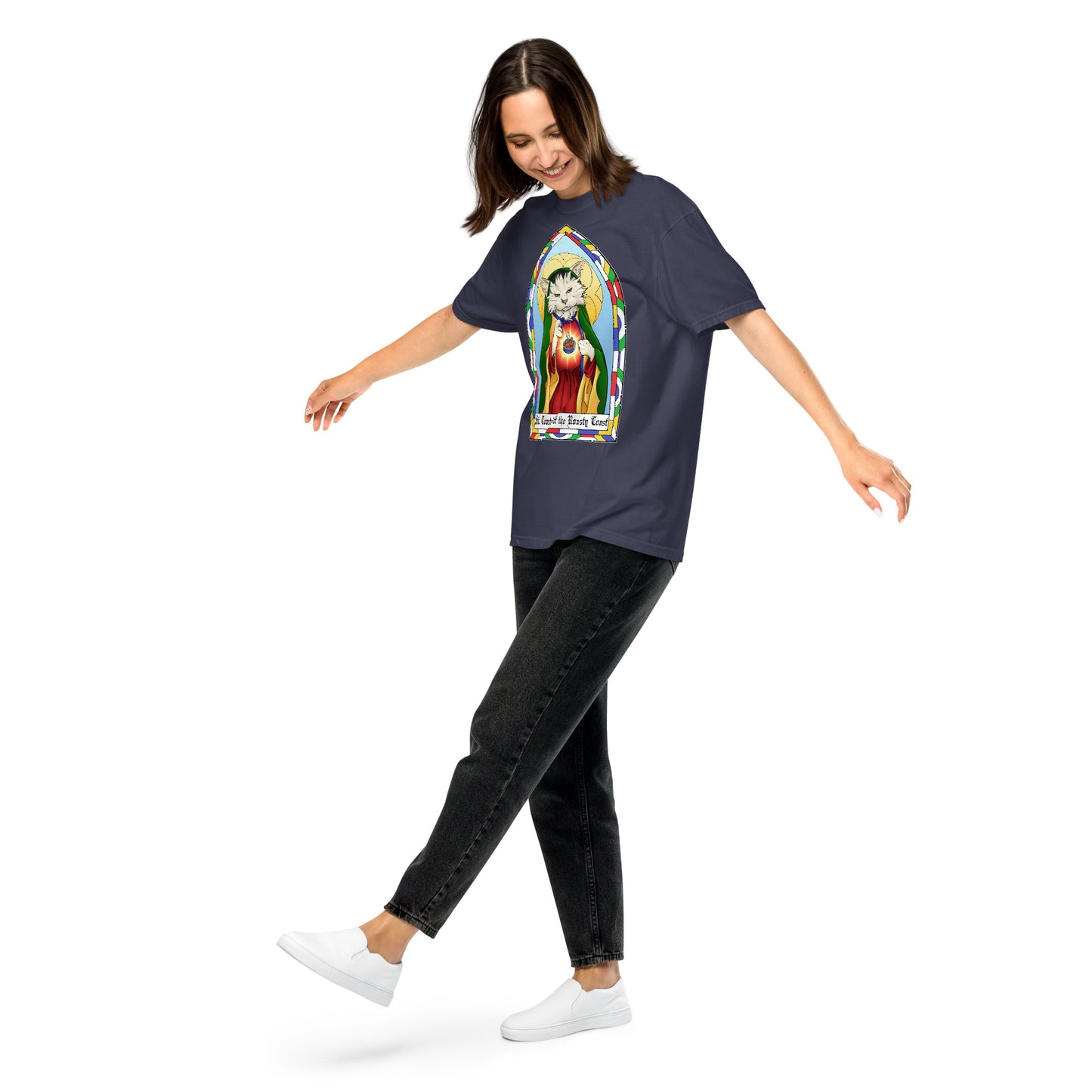 Saint Toasted Unisex garment-dyed heavyweight t-shirt