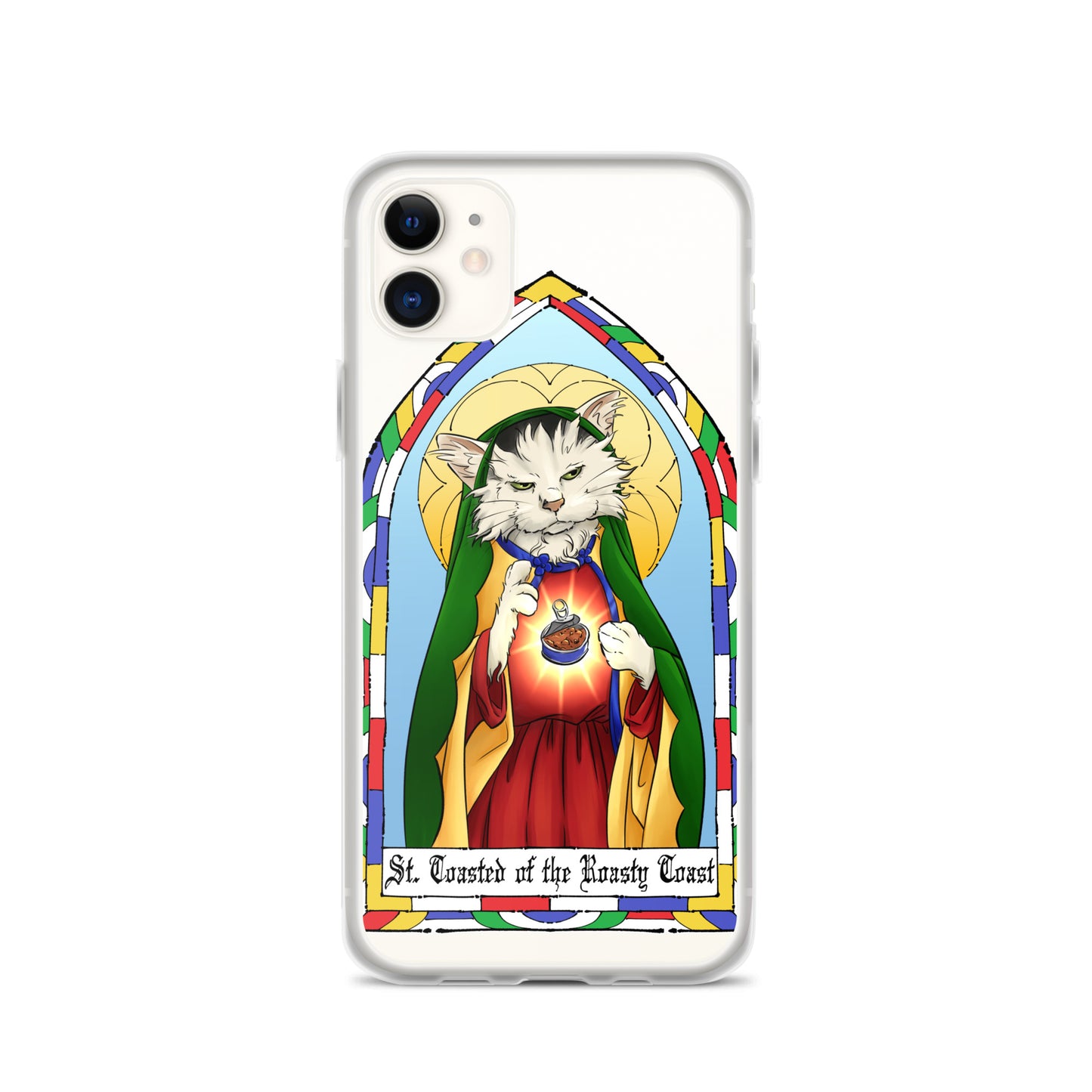 Saint Toasted Clear Case for iPhone®