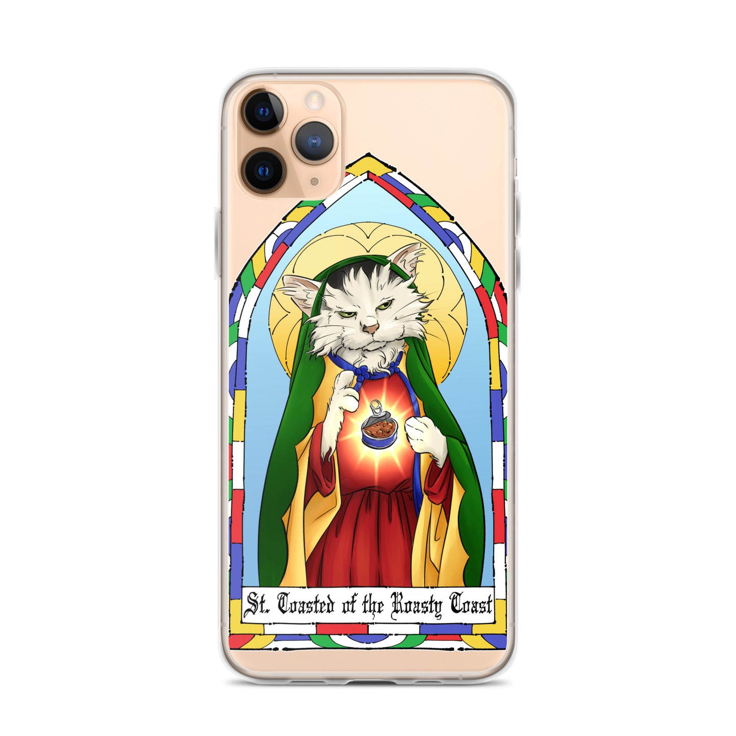 Saint Toasted Clear Case for iPhone®