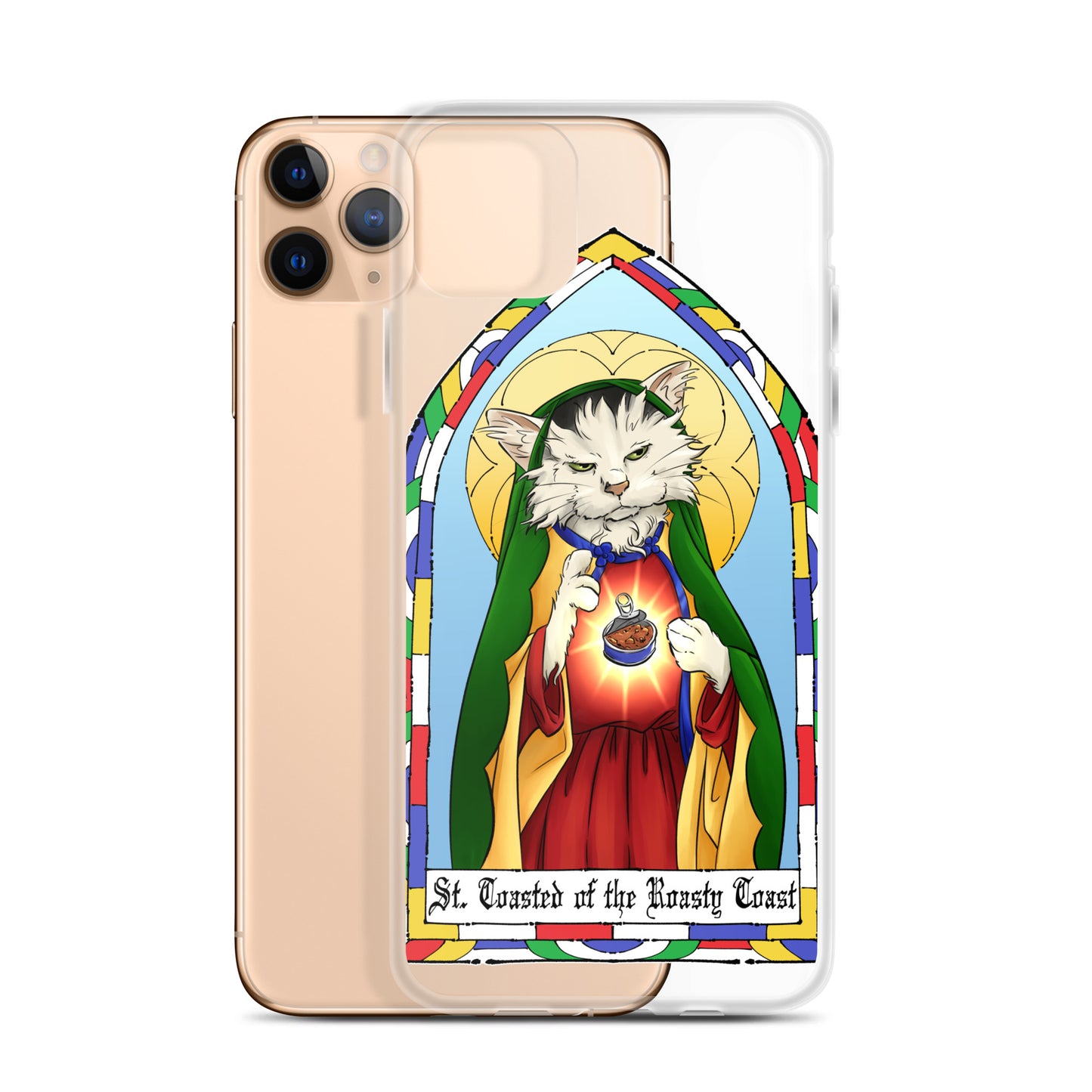 Saint Toasted Clear Case for iPhone®