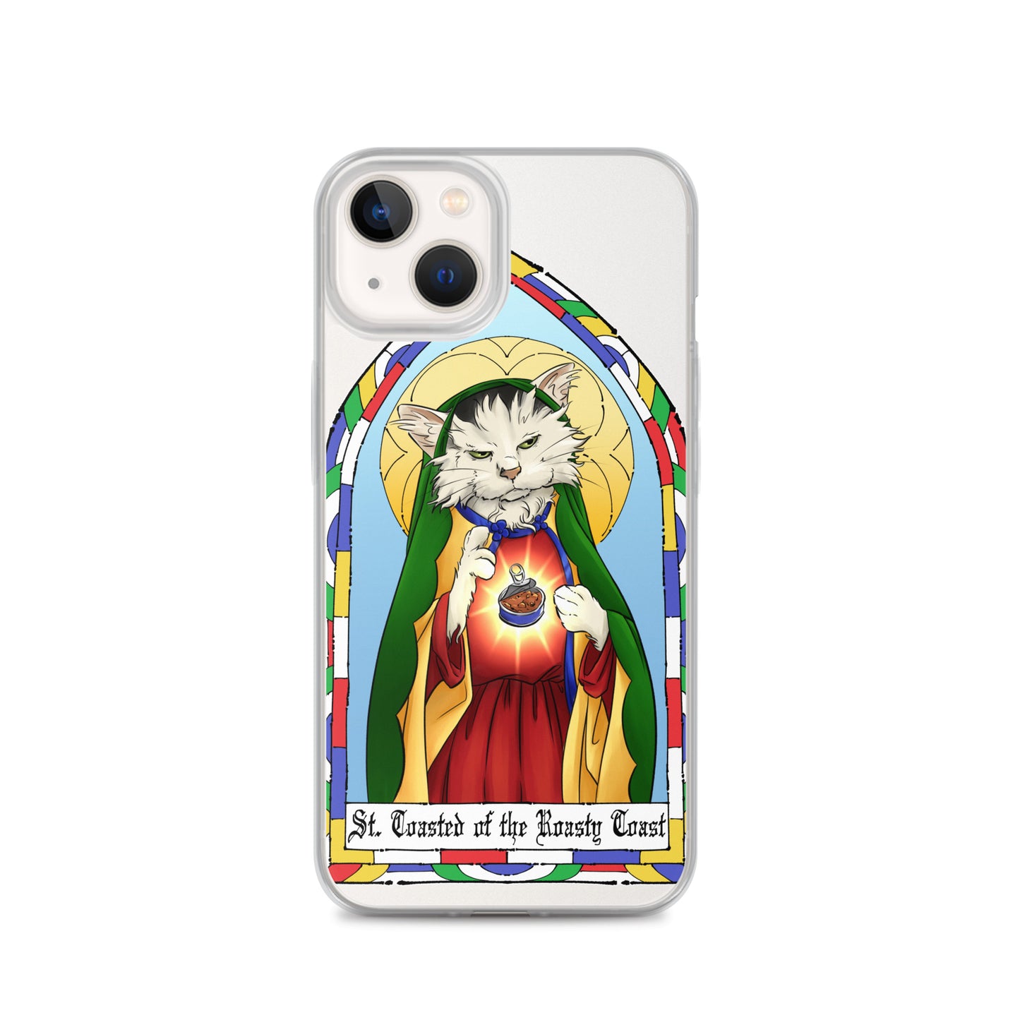 Saint Toasted Clear Case for iPhone®