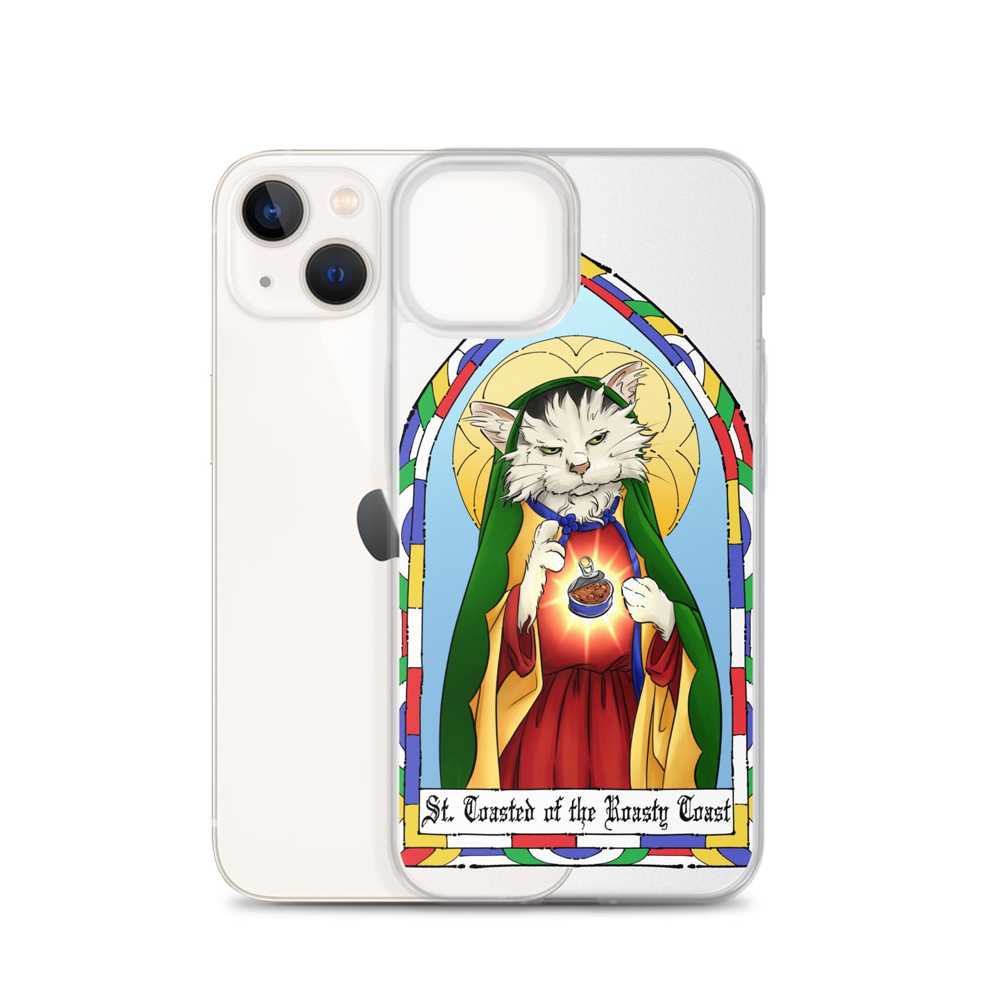 Saint Toasted Clear Case for iPhone®