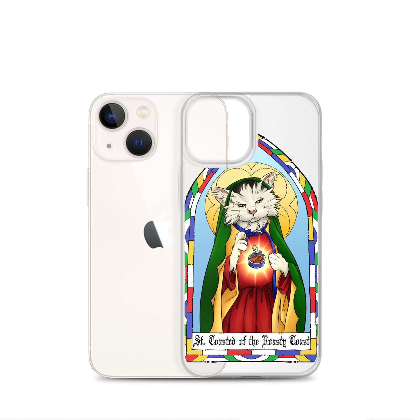 Saint Toasted Clear Case for iPhone®