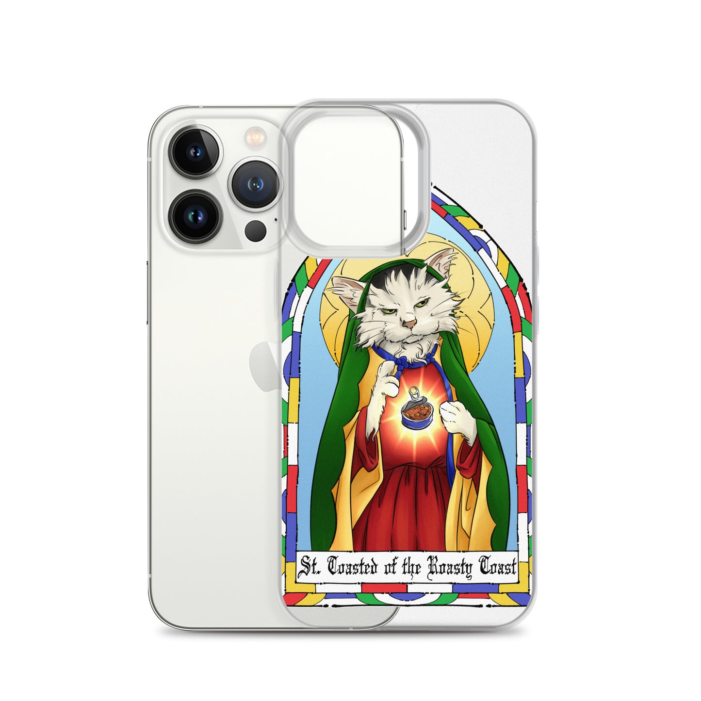 Saint Toasted Clear Case for iPhone®