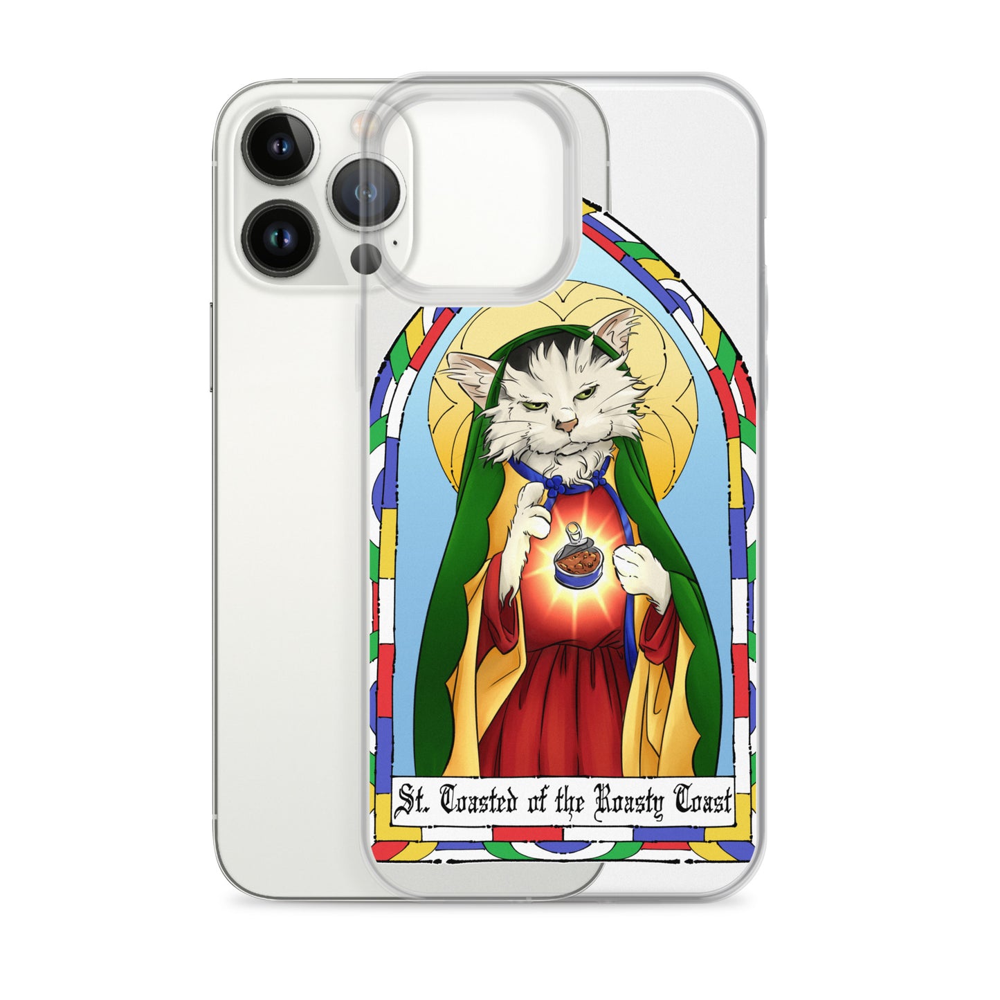 Saint Toasted Clear Case for iPhone®