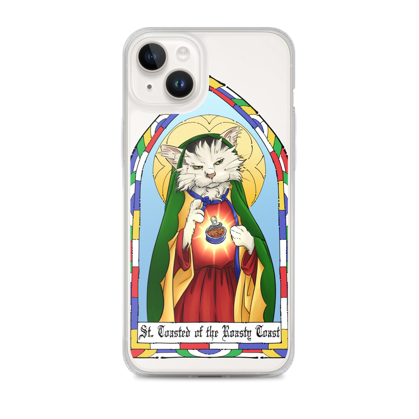 Saint Toasted Clear Case for iPhone®