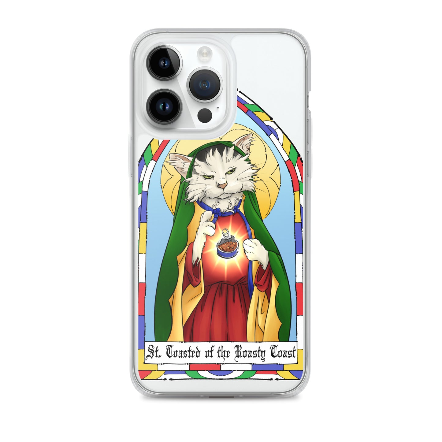 Saint Toasted Clear Case for iPhone®