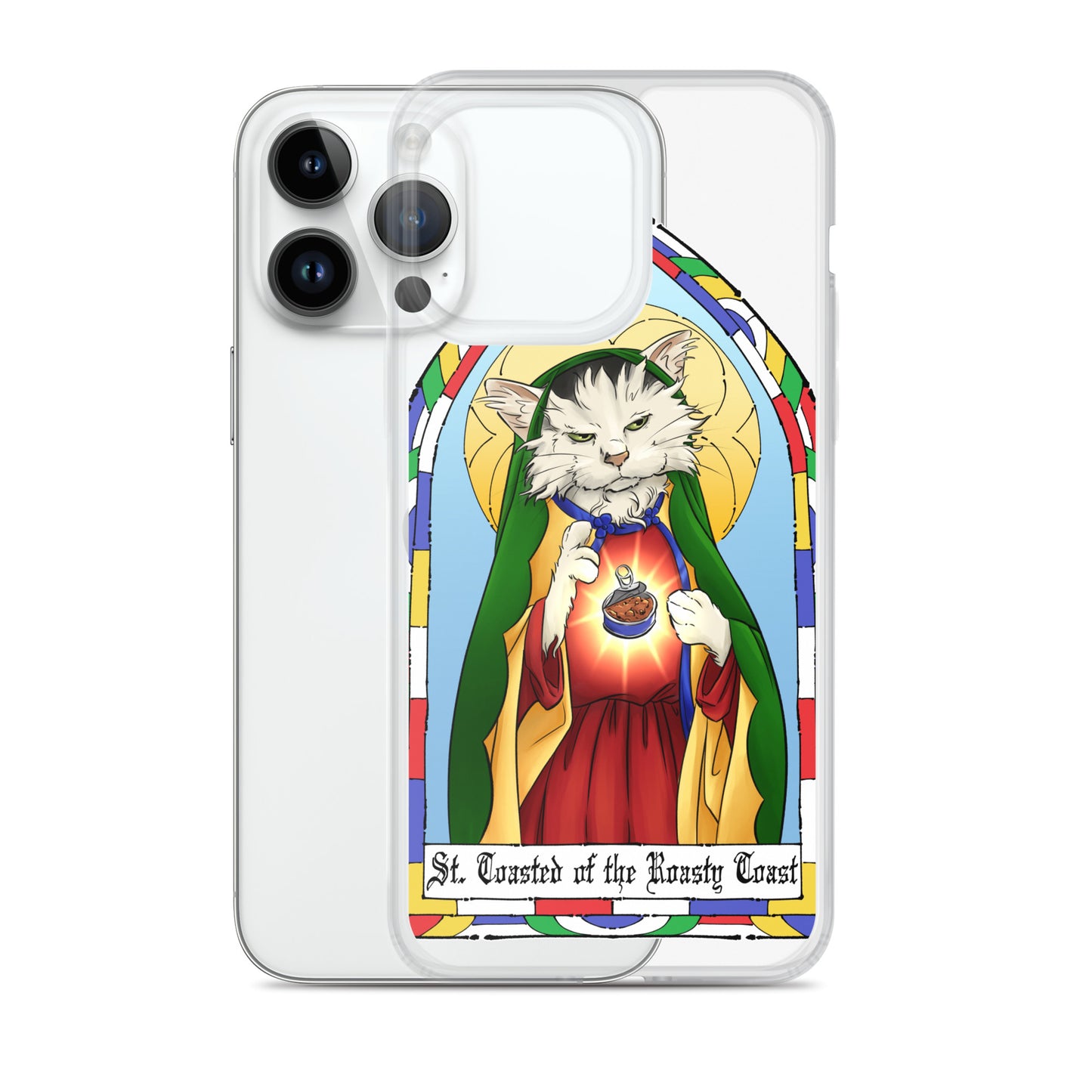 Saint Toasted Clear Case for iPhone®