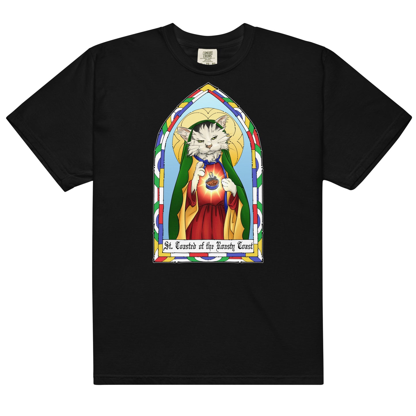 Saint Toasted Unisex garment-dyed heavyweight t-shirt