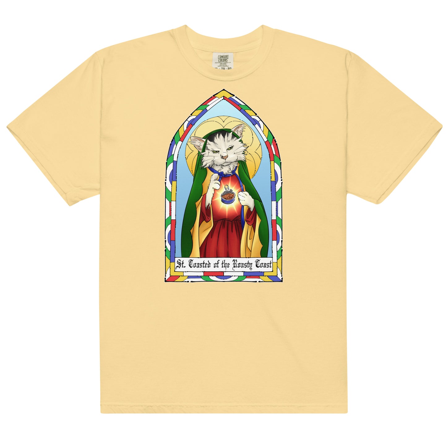 Saint Toasted Unisex garment-dyed heavyweight t-shirt