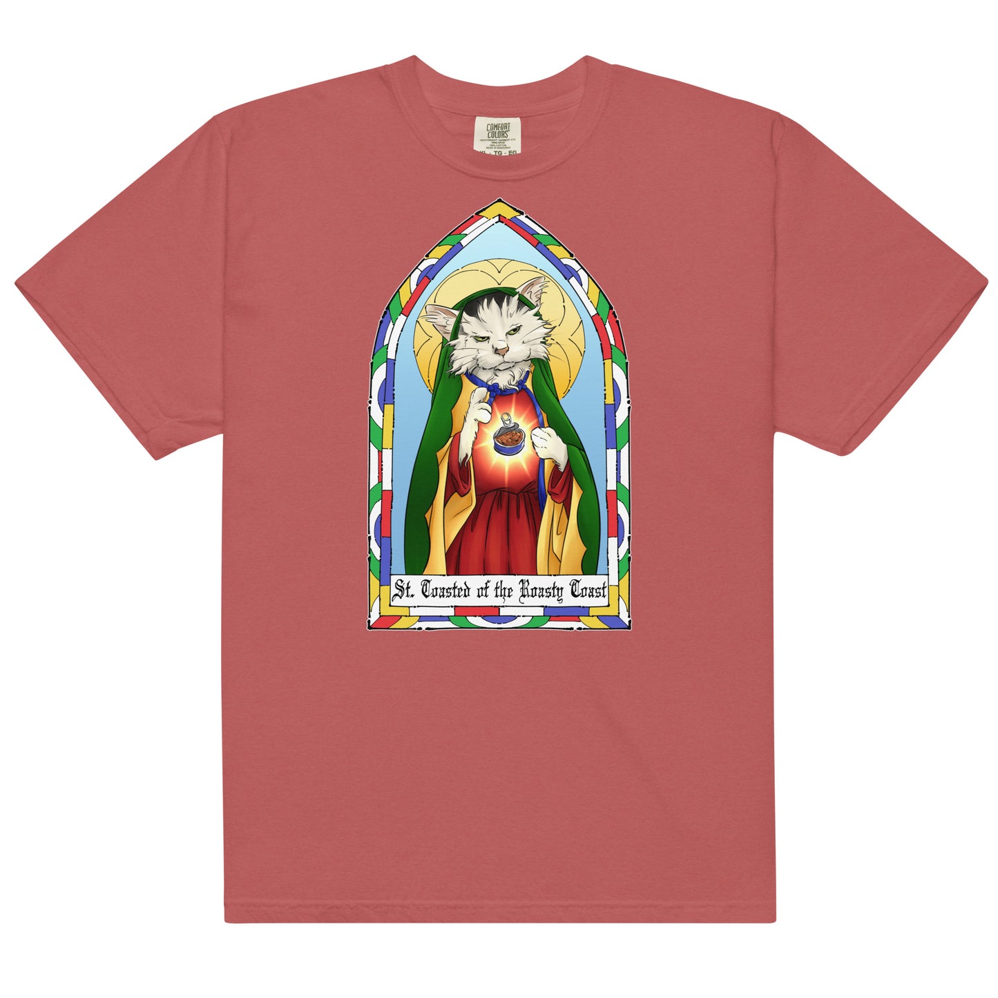 Saint Toasted Unisex garment-dyed heavyweight t-shirt