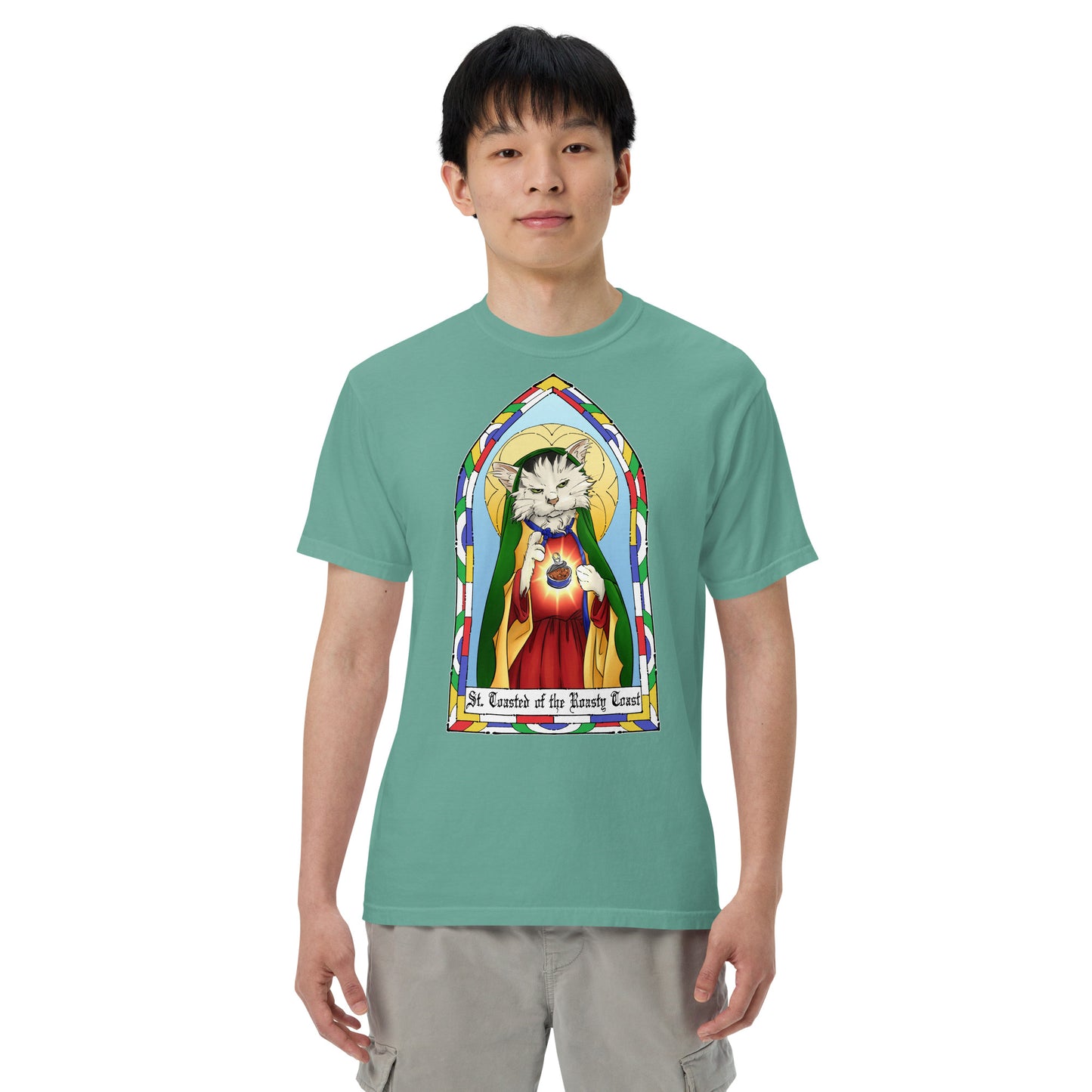 Saint Toasted Unisex garment-dyed heavyweight t-shirt